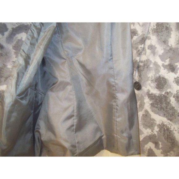 Coldwater Creek Grey Camo Blazer Jacket Size P10 - Picture 6 of 6